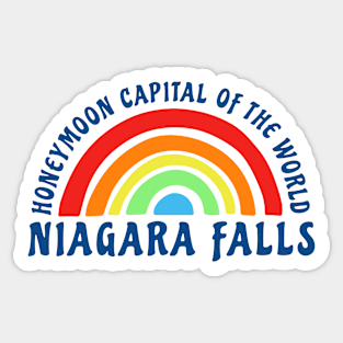 Niagara Falls Honeymoon Capital of the World Sticker